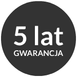 5 lat gwarancji